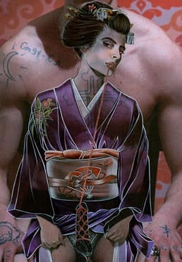 Original Artworks - 2019 - Neo Shunga - Onnagata